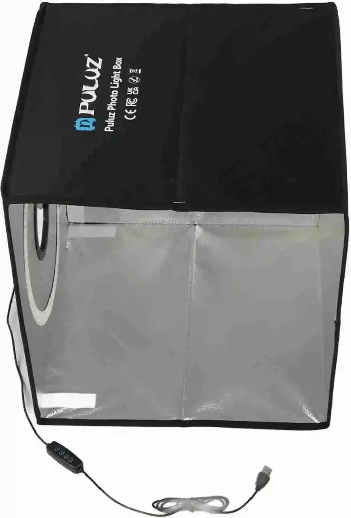 Tente Lumineuse LED 160 Points Lumière Réglable 3200-6500 K USB Noir