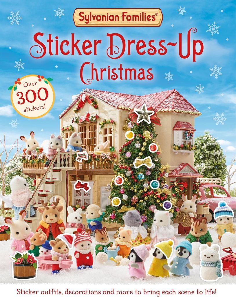 Sylvanian Families: Sticker Dress-Up Christmas Book