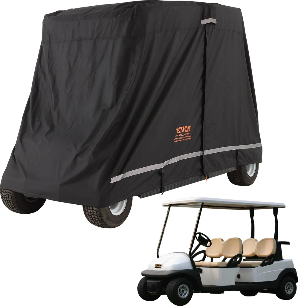 Housse Voiturette de Golf Anti-Pluie 4 Personnes contre l'Humidité
