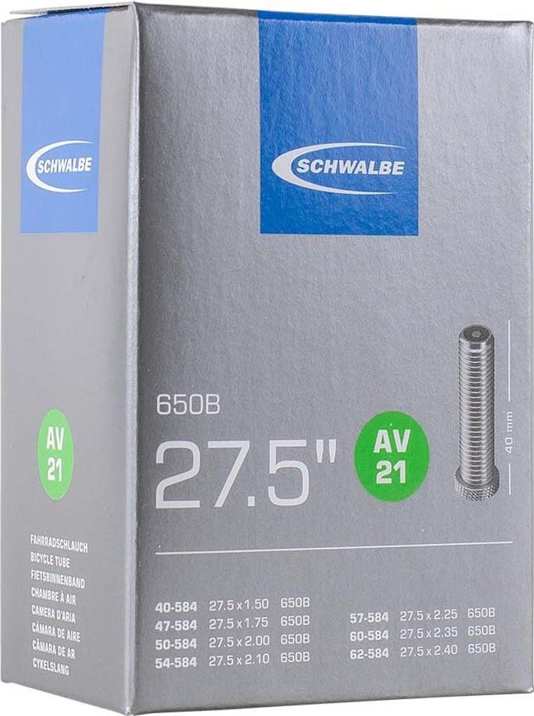 Tube (AV21) - 27,5'' (40/62-584) - Schrader Image du produit 