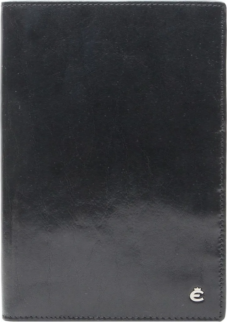 Protégez vos cartes avec l'étui Esquire Toscana RFID en cuir noir