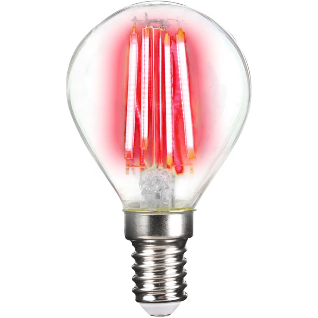 Lightme LM85310 Filament E14 4W Clear LED-Tropfen, Sockel Produktbild 