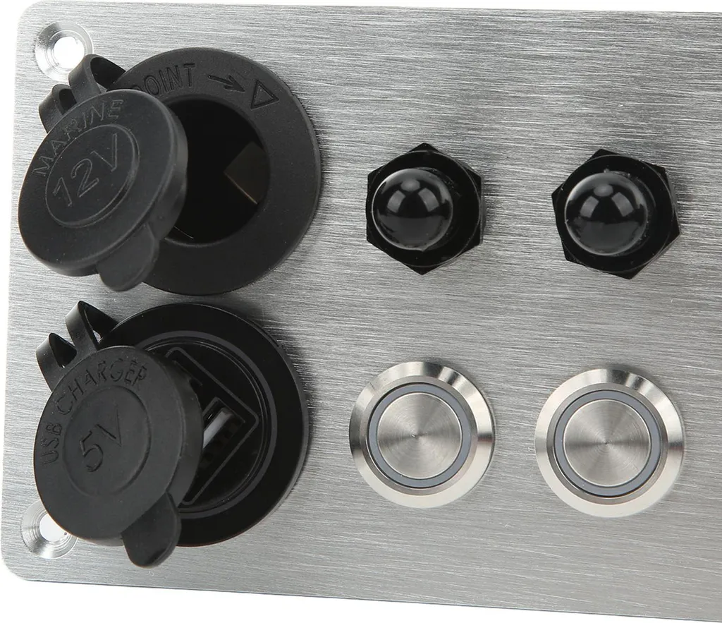 Tableau de commande électrique 12V avec double USB pour van aménagé - 2