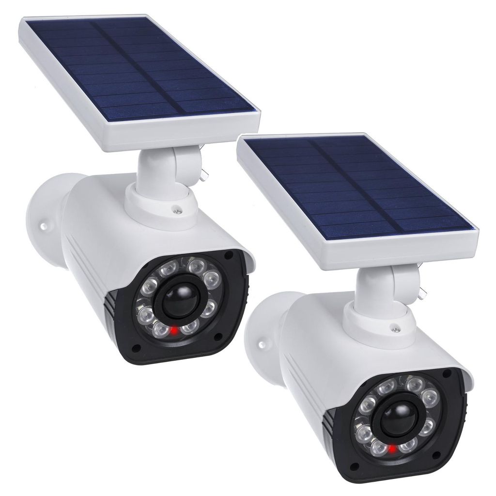 Atrapa kamery solarnej z migającym diodą LED, czujnikiem Zdjęcie produktu 