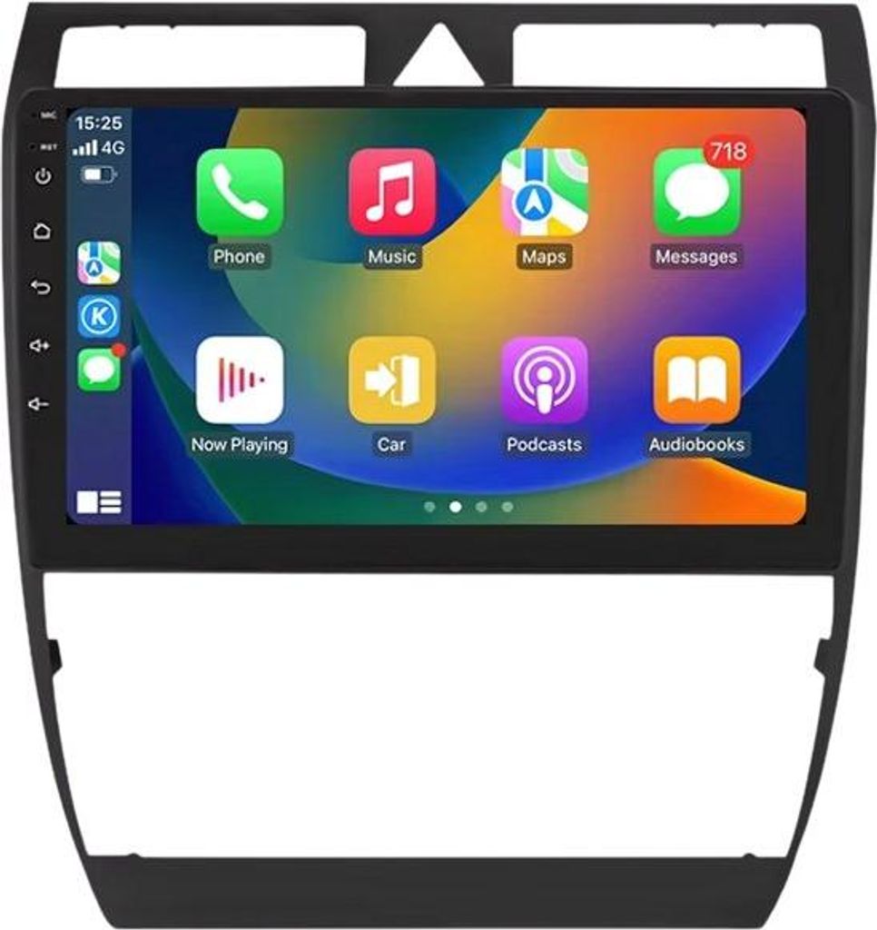 Audi A6 C5 / RS6 / S6 (1997-2004) S-Serie Android Autoradio – CarPlay, Android Auto, 1280x720 QLED, Bluetooth, DSP, 3 USB-Ports, Doppel-DIN – 2...