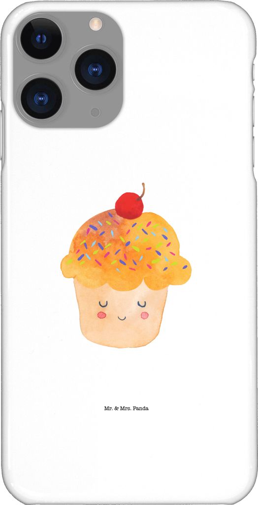 Mr. & Mrs. Panda Iphone 11 Pro Handyhülle Cupcake - Weiß - Geschenk, Muffin, Cupcakes, Lustige Sprüche, Handy Case, Premium Kunststoff, Wunder, ...
