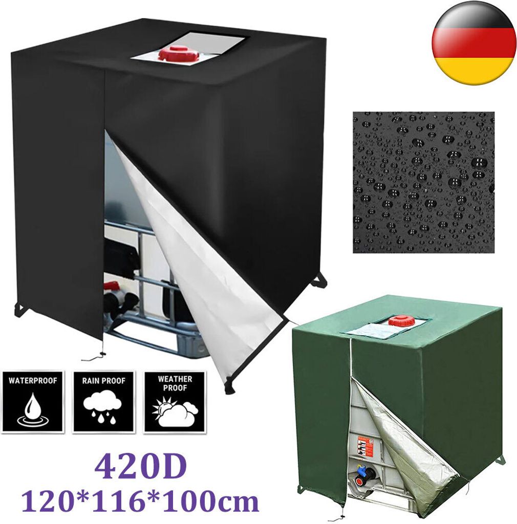 1000L IBC Container Abdeckung Wassertank Folie gegen Produktbild