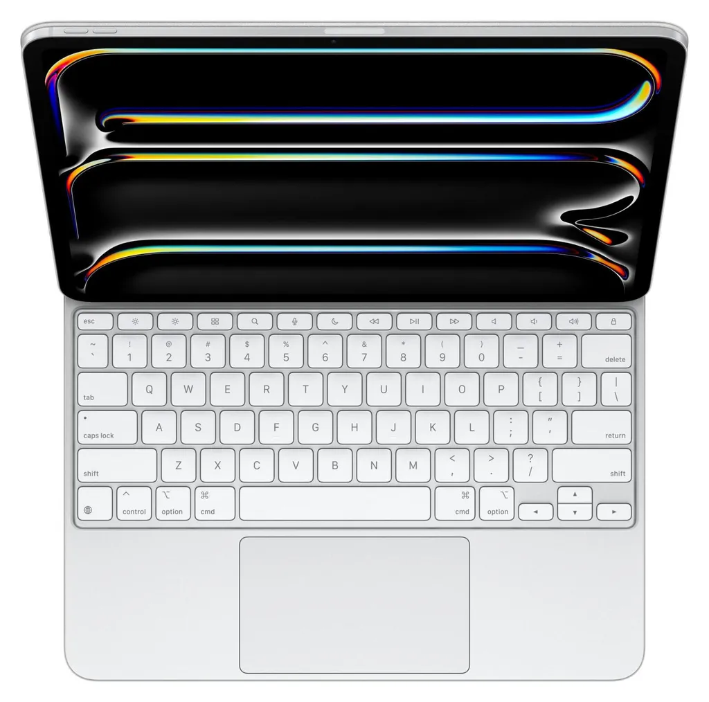 Apple Magic Keyboard pour iPad Pro 13 M4 Blanc Clavier US Layout QWERTY - 2