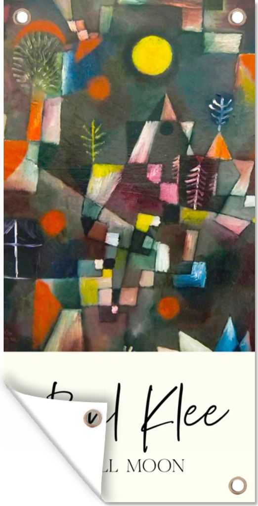 MuchoWow 30x60 cm Outdoor-Poster Gartendeko Sichtschutz Garten Poster für den Garten Paul Klee - Malerei - Kunst