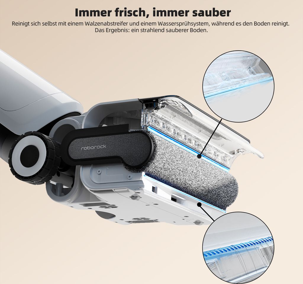 Roborock Flexi Nass- & Trockensauger, 17000 Pa,30 min Produktbild 5