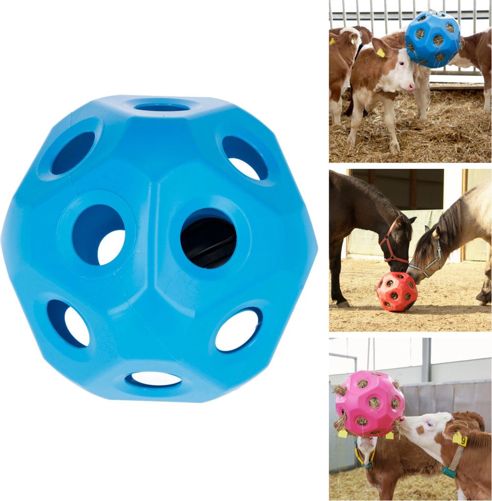 Kerbl, pelota para alimentación, modelo HeuBoy, color: azul Imagen del producto 