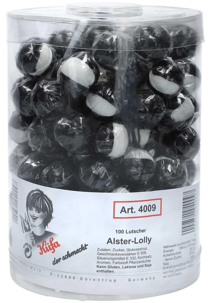 Küfa Alster-Lolly, sucettes, réglisse Lolly, au goût de Image du produit 