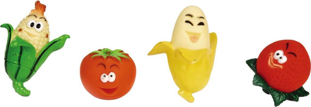 Beeztees Fruit Jammi - Gioco per cani - Vinile - Colori Immagine del prodotto 