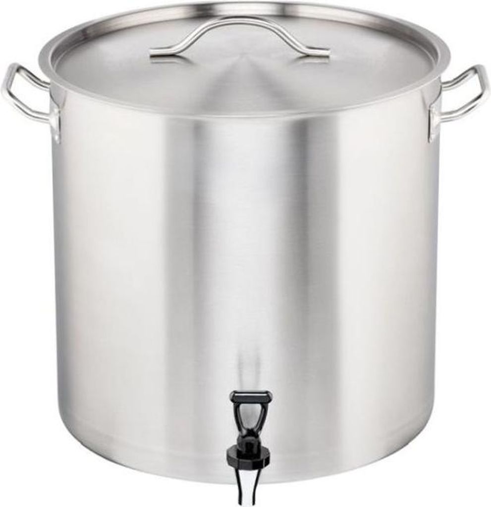 Kartoffelkochkessel Mit Ablasshahn Und Deckel 50,3 Liter