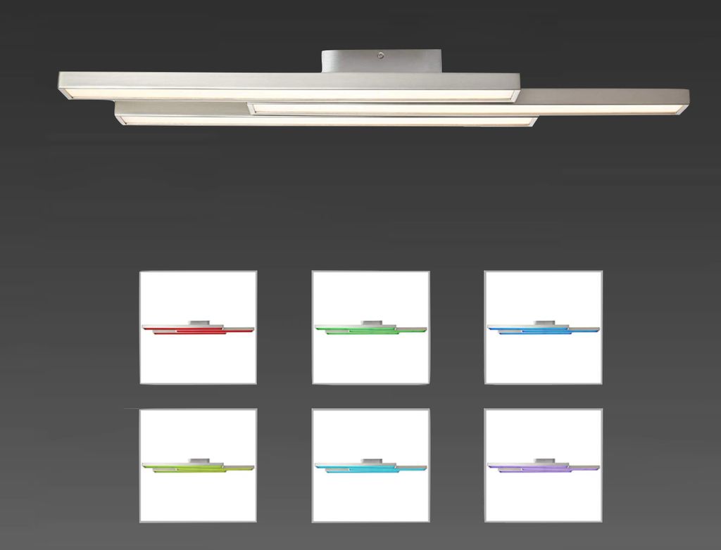 Brilliant LED Smart Deckenleuchte Sword Eisen 3 x 14W Produktbild 