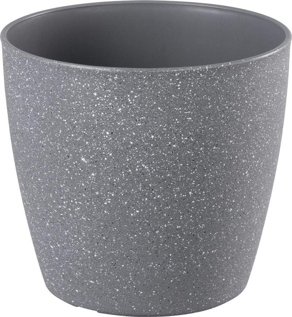 Kvetináč Strend Pro Stone, 23x20,5 cm, šedý, efekt kameňa Obrázek produktu 