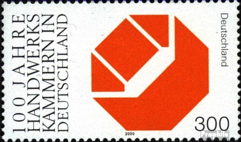 Briefmarken BRD (BR.Deutschland) 2000 Mi 2124 (kompl.Ausg.) FDC 100 Jahre Handwerkskammern