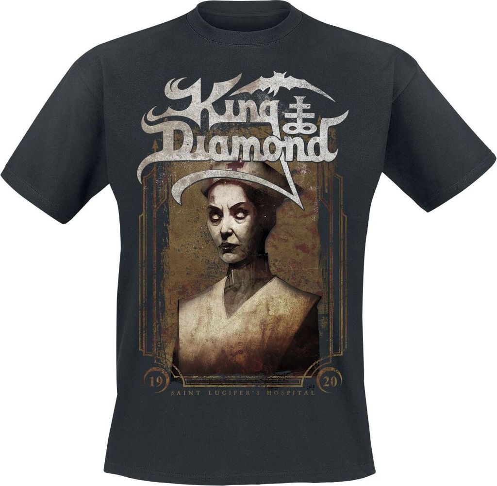 King Diamond T-Shirt Herren Nurse Needle schwarz S