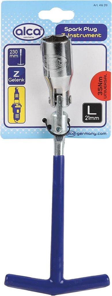 alca® Zündkerzenschlüssel mit Kraftgriff und Z-Gelenk Produktbild 