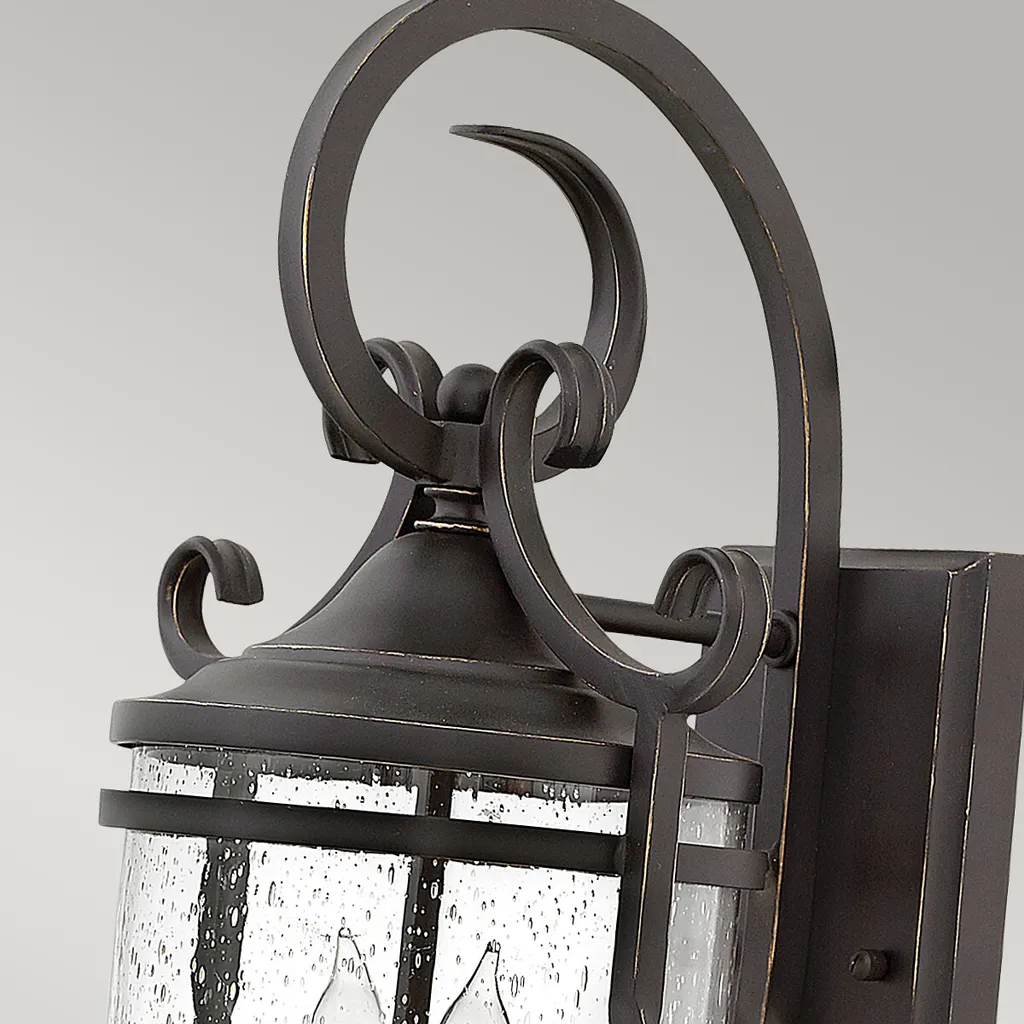 Lanterne murale extérieure rétro Stara czerń en métal noir E14 40W - 2