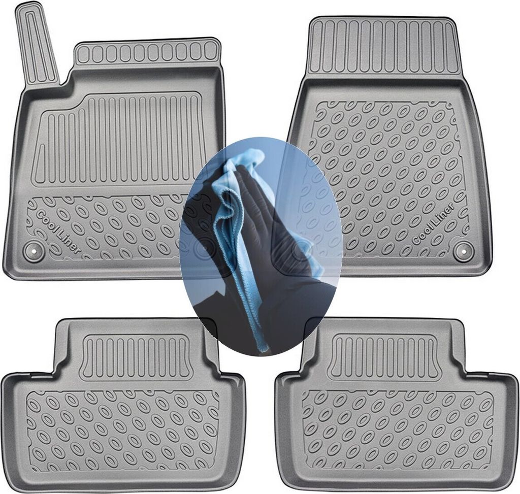 Z512879 TPE-Gummifußmatten kompatibel mit Polestar 2 Elektro Vorderradantrieb Limousine Stufenheck 4-türer 2020-