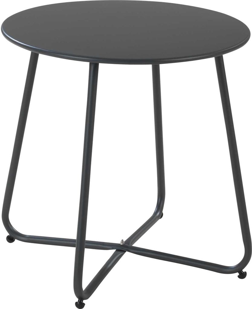 Gartentisch - Anthrazit - verzinkter Stahl-Rahmen - 45 x 45 Produktbild 