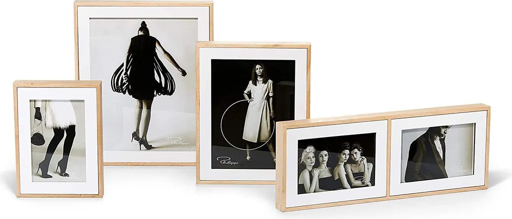 Porte-photo double à charnière FASHION 15 x 10 cm design argenté chic