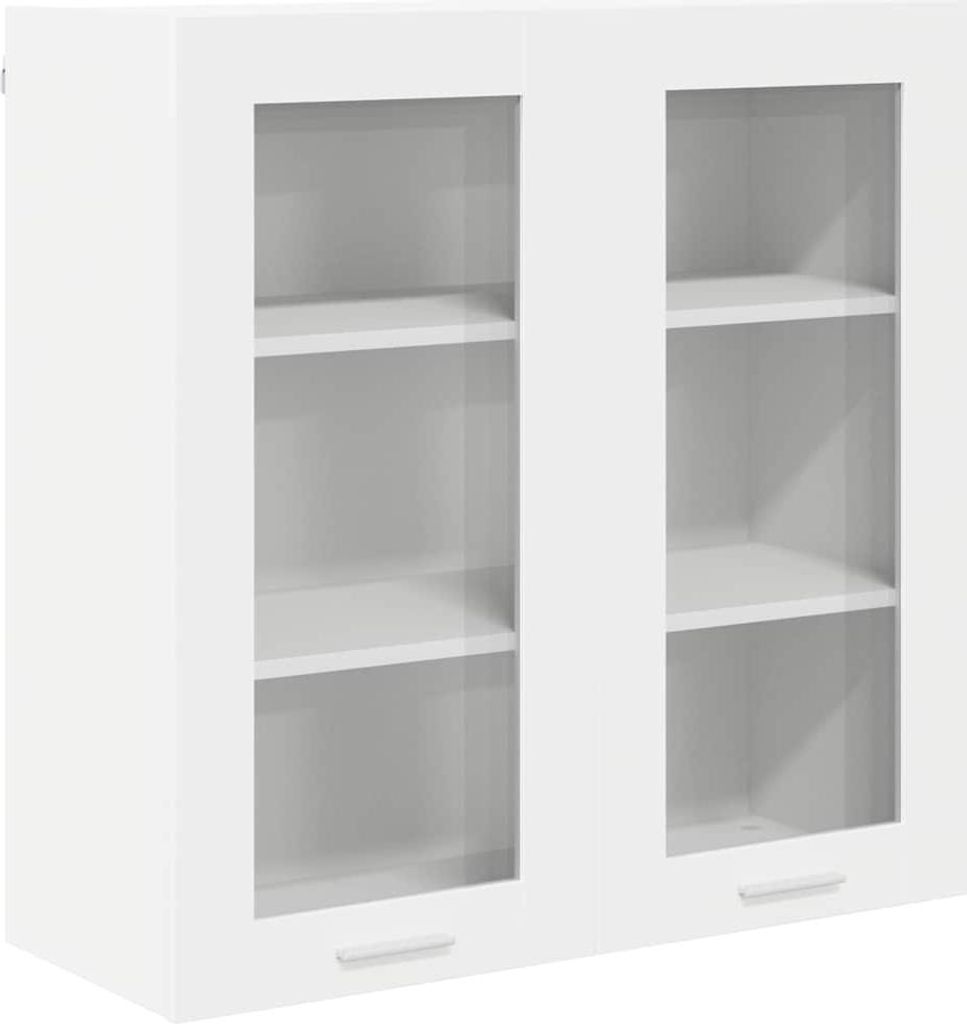 vidaXL Hängeschrank mit Speicher Weiß 80 x 31 x 80 cm Holzwerkstoff