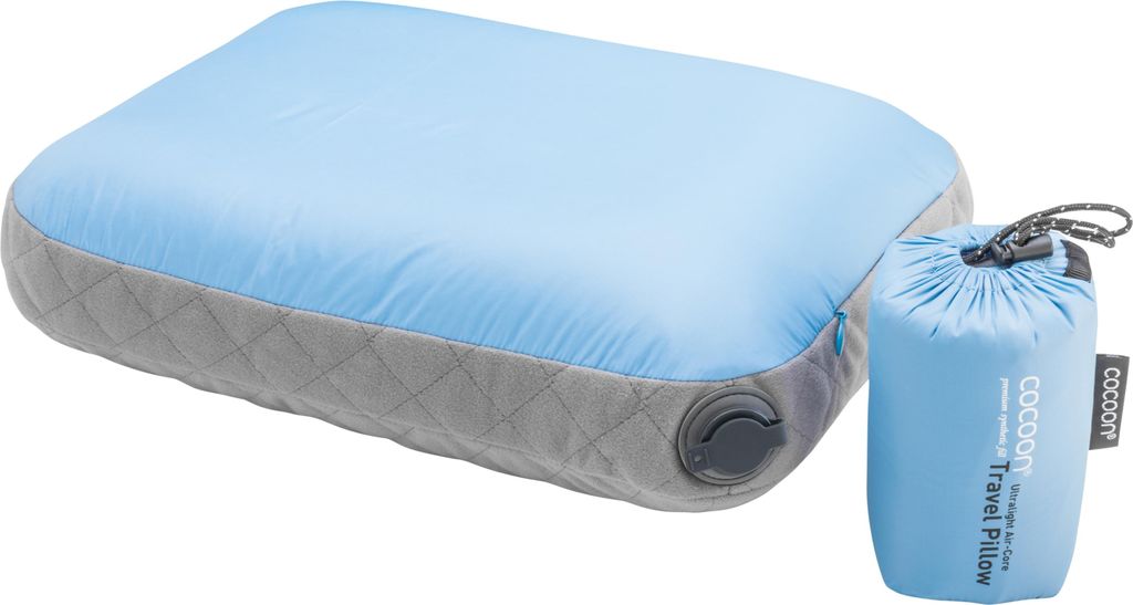 Cocoon Reisekissen Air-Core Pillow Ultralight (38x28cm) twilight blue/grey
