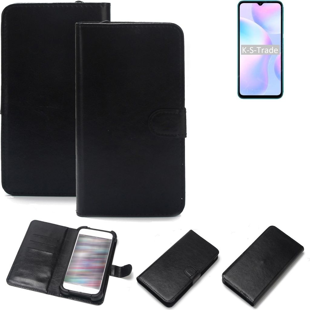 K-S-Trade Handyhülle Schutzhülle kompatibel mit Xiaomi Redmi 9i Handy Schutz Hülle Handyhülle Bumper schwarz 1x