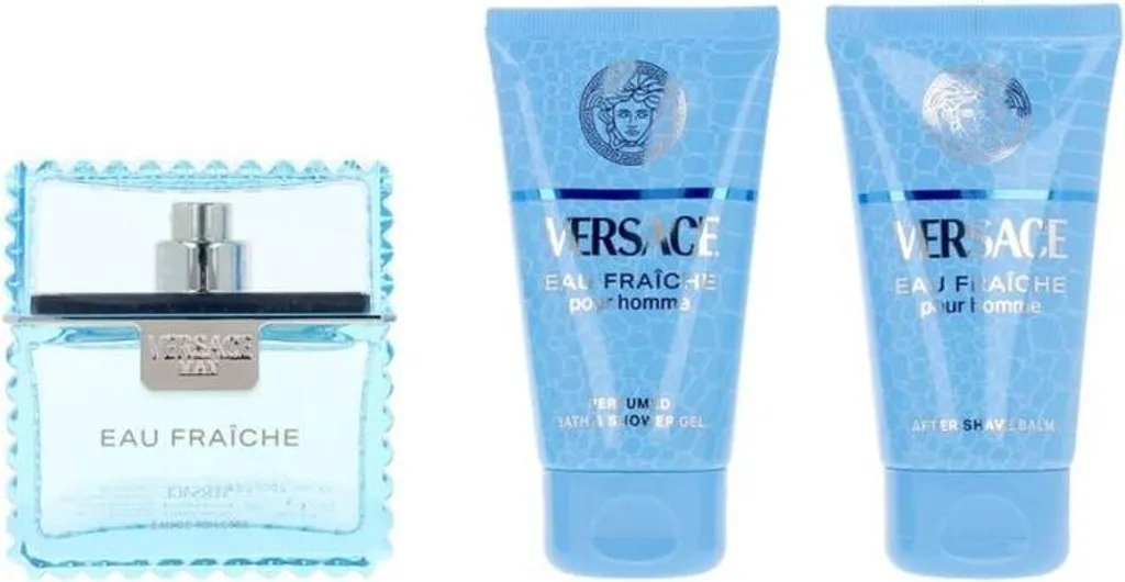 Parfum Versace Eau Fraîche Man Coffret Routine Matinale Fraîcheur Homme