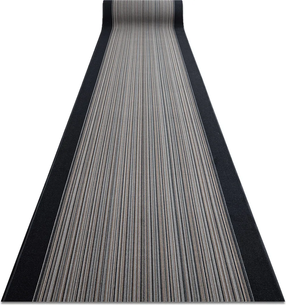 Tapis de sol antidérapant CARNABY gris pour couloir qui glisse