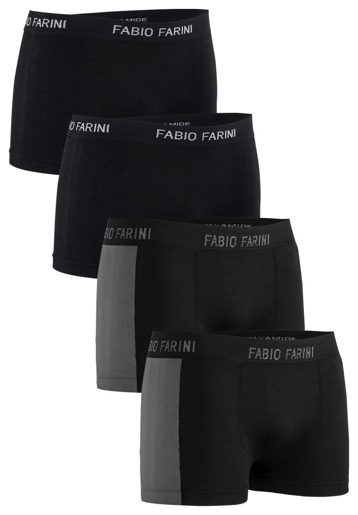 Fabio Farini - 4 Stück Herren Unterhosen - Männer Produktbild 
