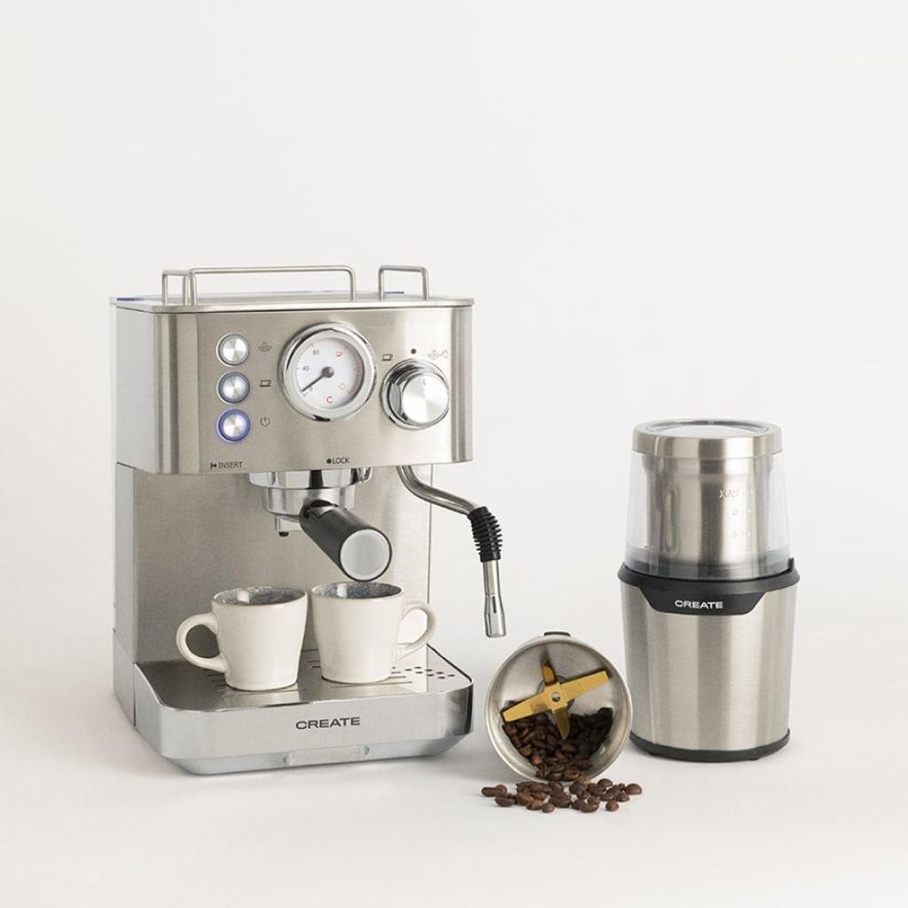 Pack THERA CLASSIC Espresso-Kaffeemaschine + MILL PRO Kaffee- und Lebensmittelmühle