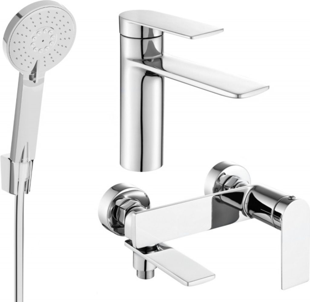 Mexen Zero R40 Badewannenset, Chrom - 71103R40-00