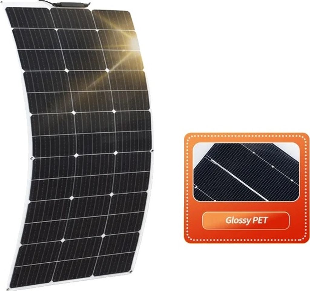 Panneau solaire flexible, 150W, charge 18v, panneau solaire Image du produit 