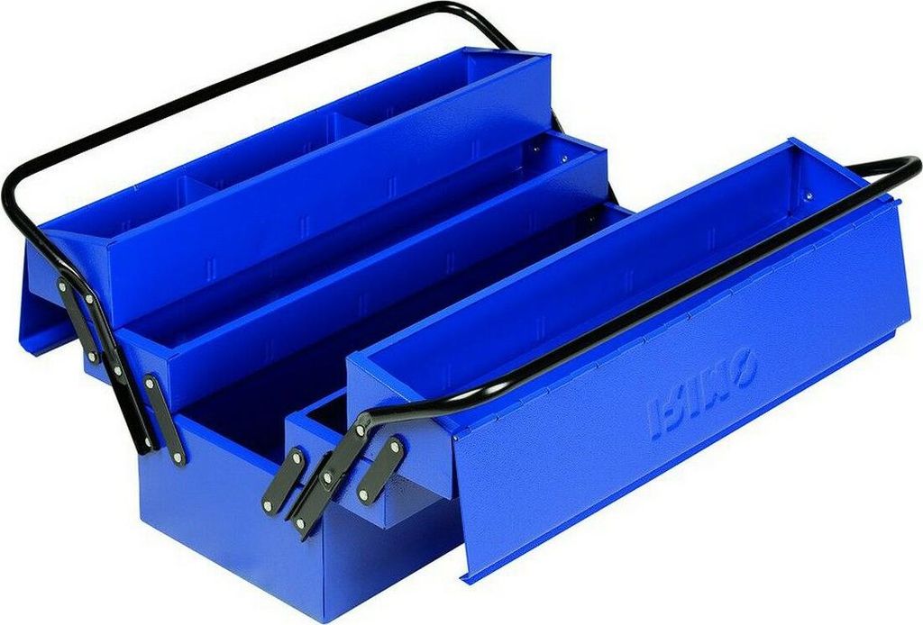 Werkzeugkiste mit 2 Griffen und 5 Fächern 500x210x245mm 902131 Irimo