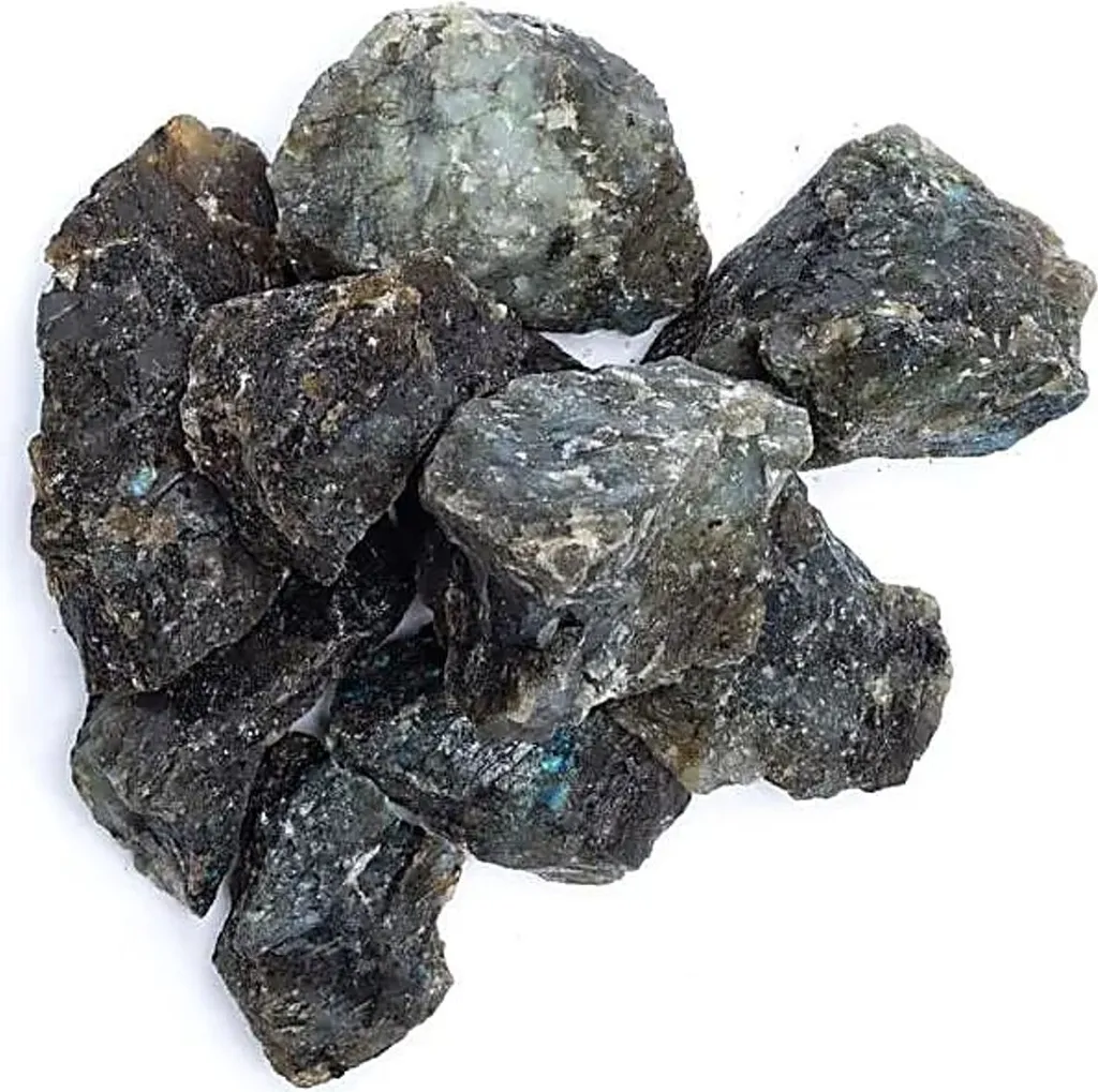 Labradorite brute ±3-8 cm lot de 1kg - Pierres naturelles de lithothérapie