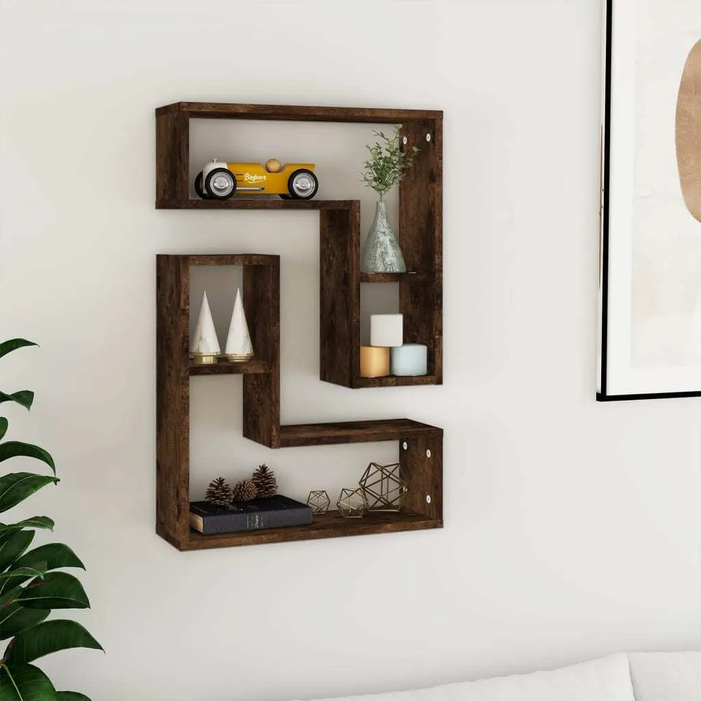 Mensole Cubo Rovere Fumé 50x15x50 | Must-Have Arredo Urban Chic