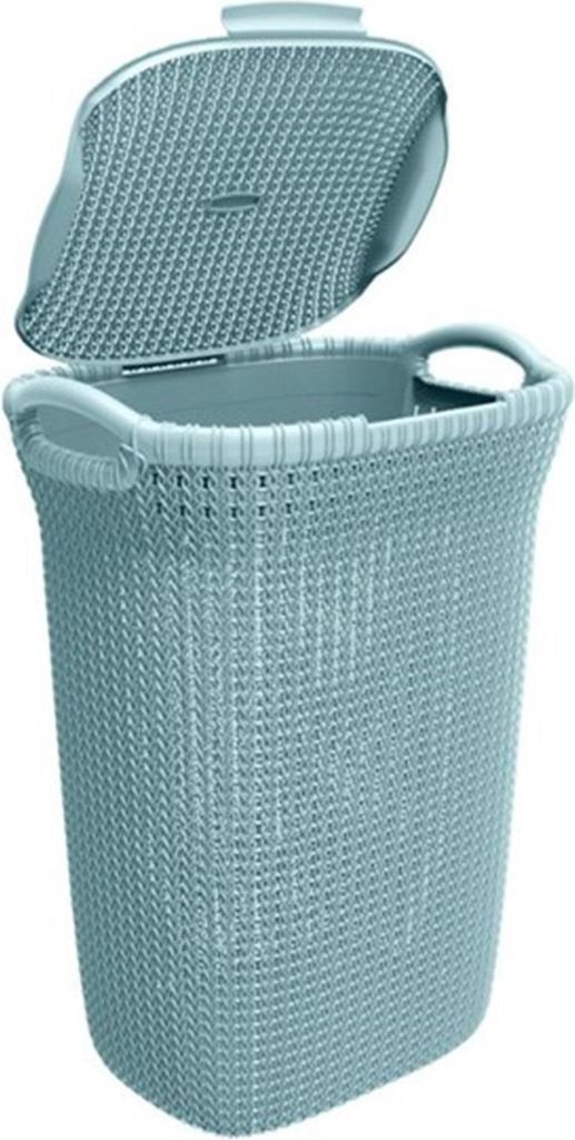 Curver Knit Wäschebox 57 Liter Misty Blue