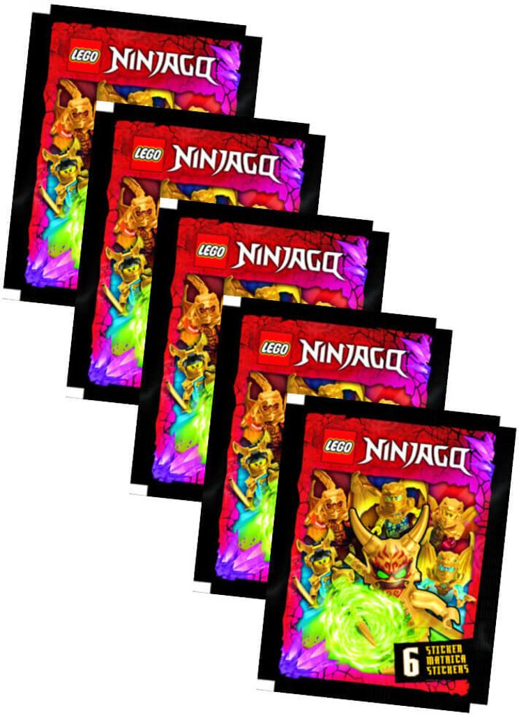 Lego Ninjago Sticker - Crystalized 2023 - Sammelsticker - 5 Tüten