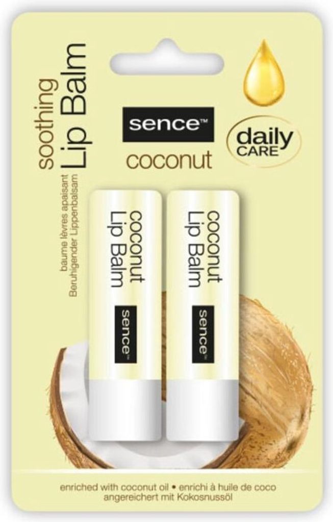 Sence Lippenbalsam Kokosnuss 2 Stück Produktbild 