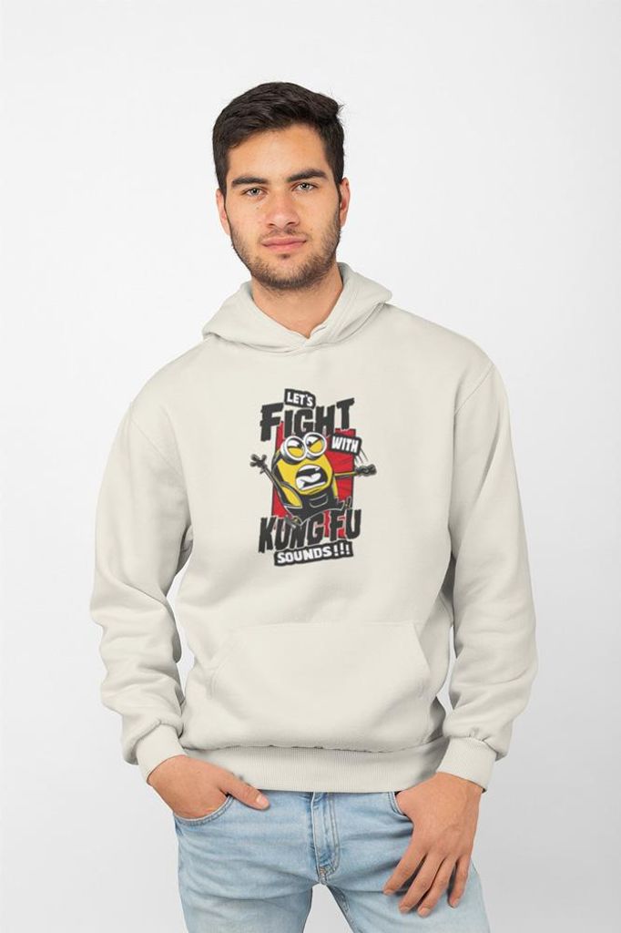 D&B Uni Hoodie MO00033 Minions Creme-Größe XL