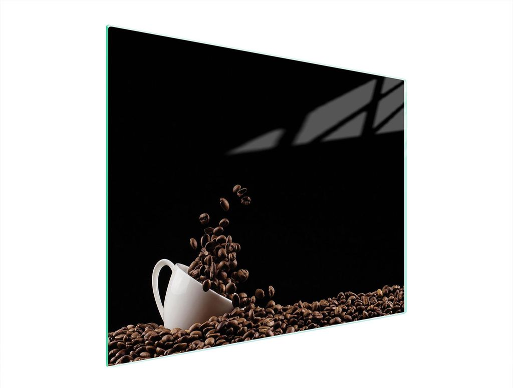 Glasschneidebrett 52x40 Kaffee
