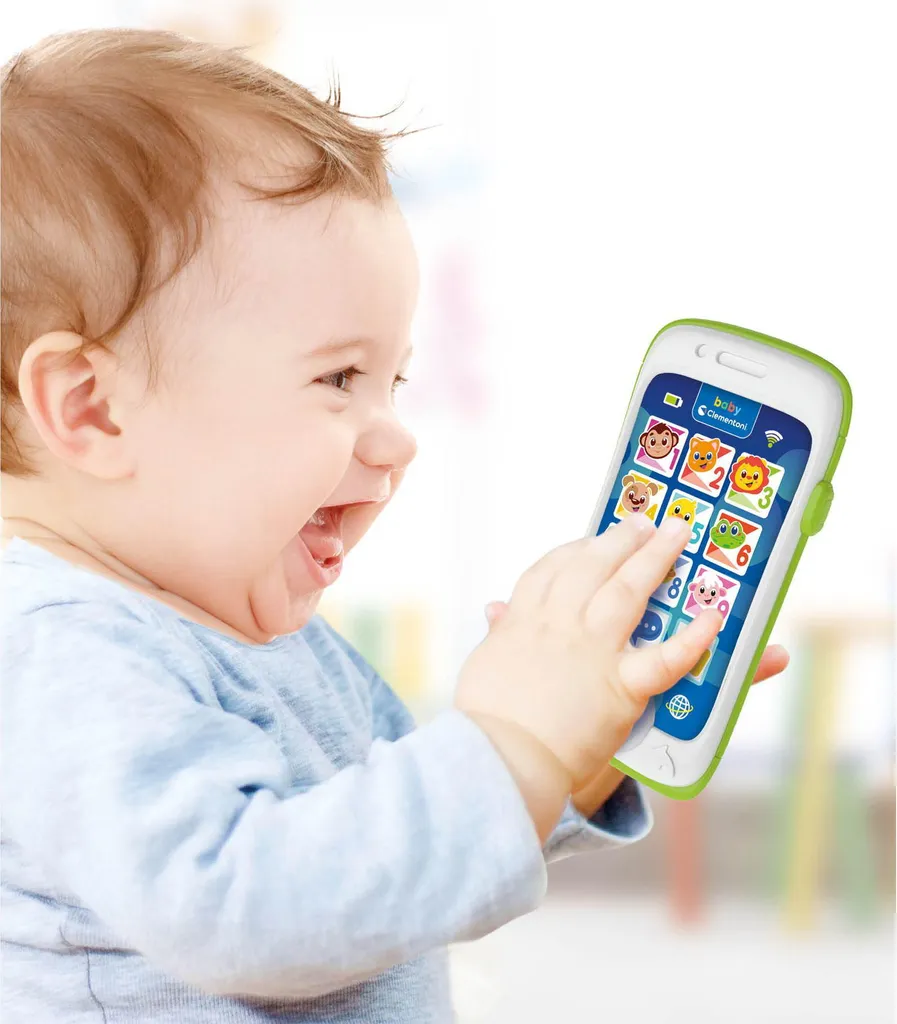 Smartphone Bébé Interactif avec Écran Tactile et Effets Sonores Rigolos