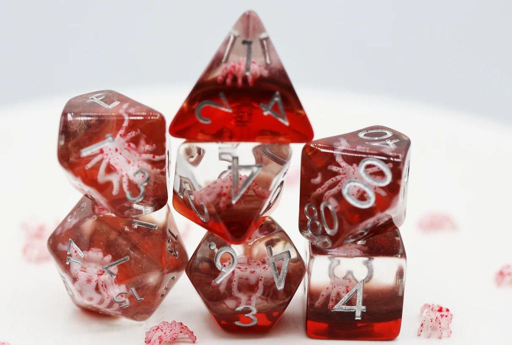 Foam Brain Games Würfelset Ghost Spider RPG für Rollenspiele