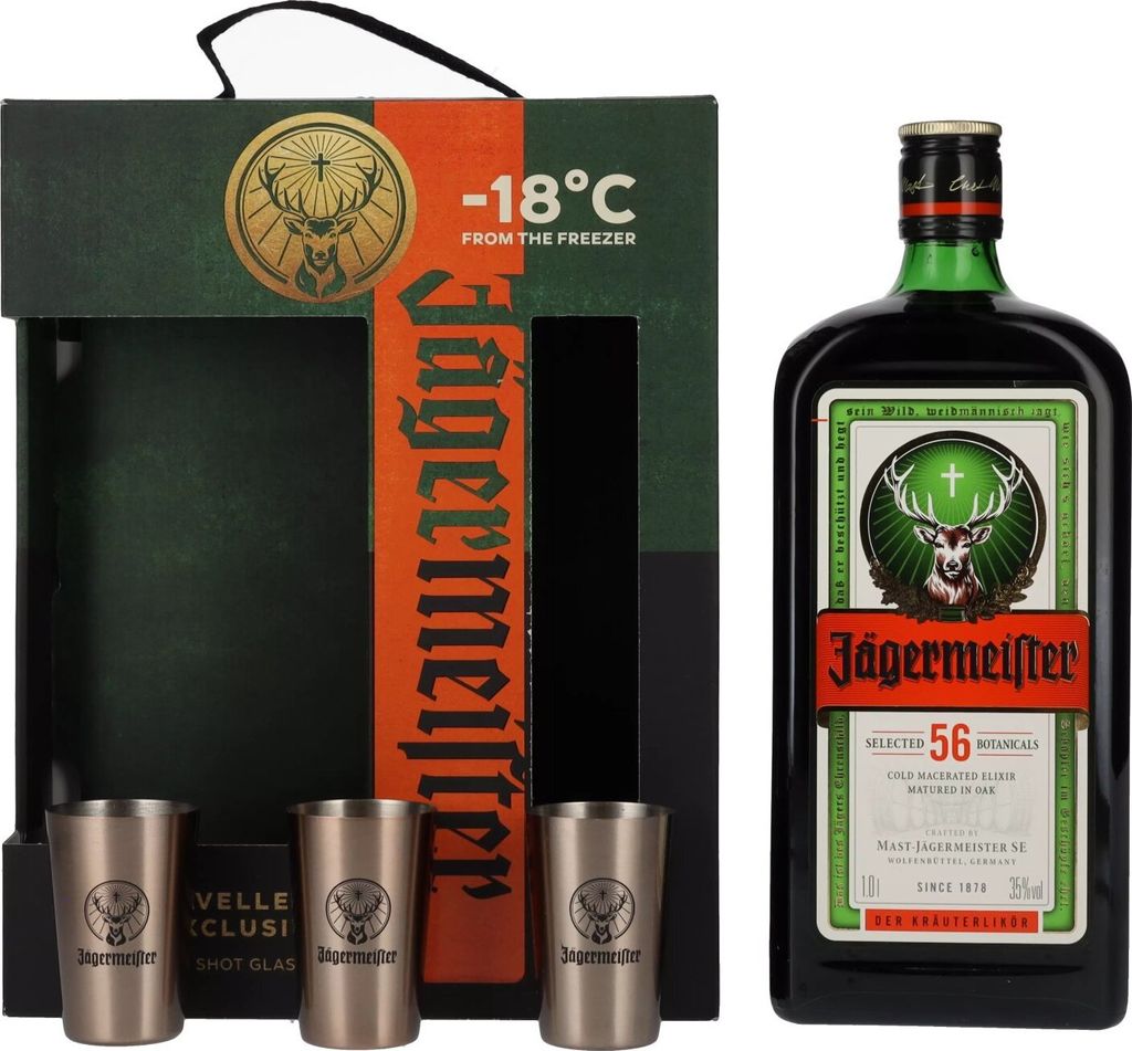 Jägermeister TRAVELLERS' EXCLUSIVE 35% Vol. 1l in Produktbild 
