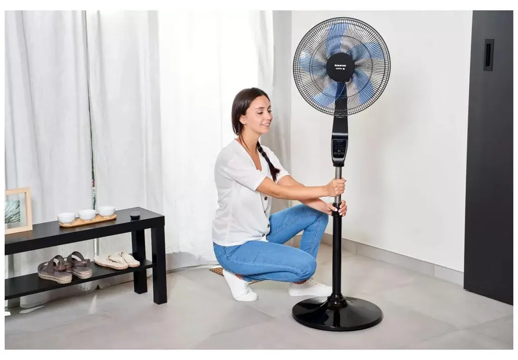 Ventilateur pour Salon Taurus 50W Commande Digitale 60dB Hauteur 1,30m