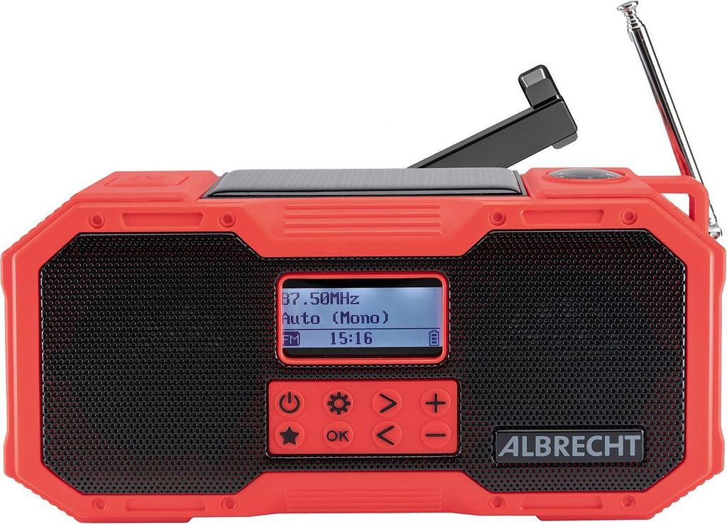 Albrecht DR 112 DAB+ Outdoor Kurbelradio Obrázok produktu 1