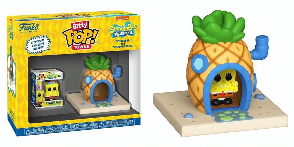 Collectionnez Bob l'éponge sans prendre de place avec ce Bitty POP set